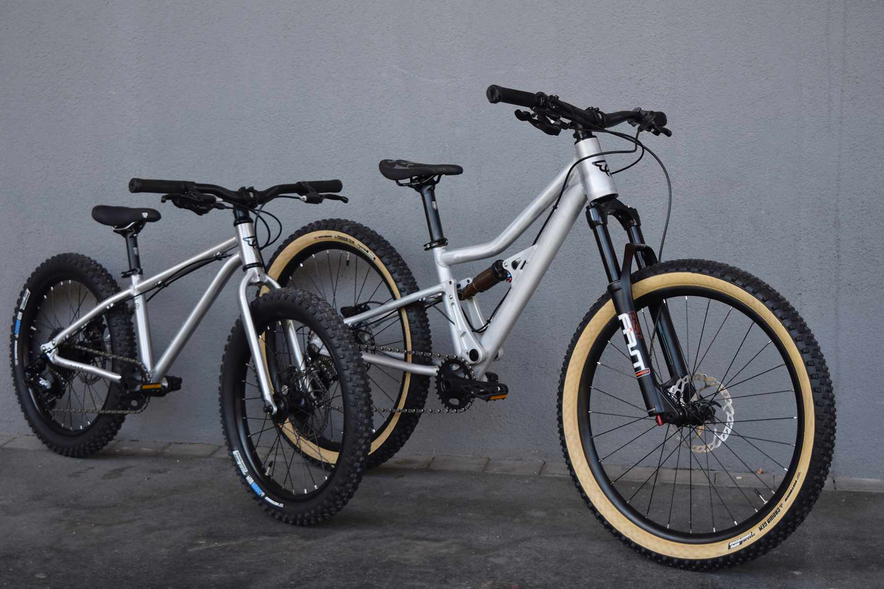 Two kids' bikes